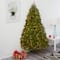 6ft. Pre-Lit Cambridge Spruce Flat Back Artificial Christmas Tree, Warm White LED Lights